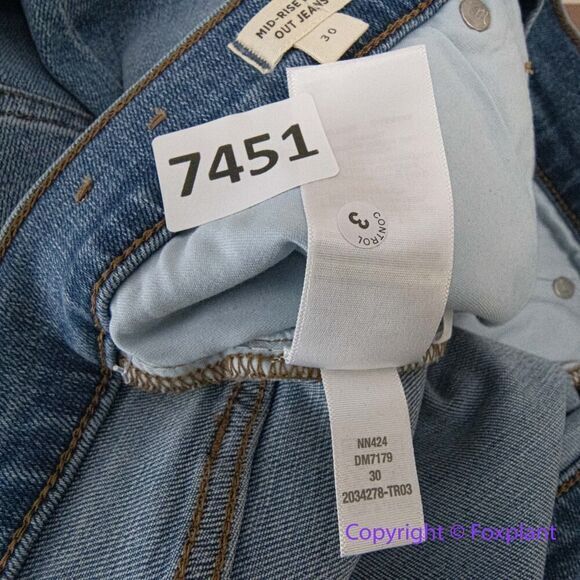 New! Madewell Kick Out Crop Jeans mather wash, size 30 - Picture 15 of 15
